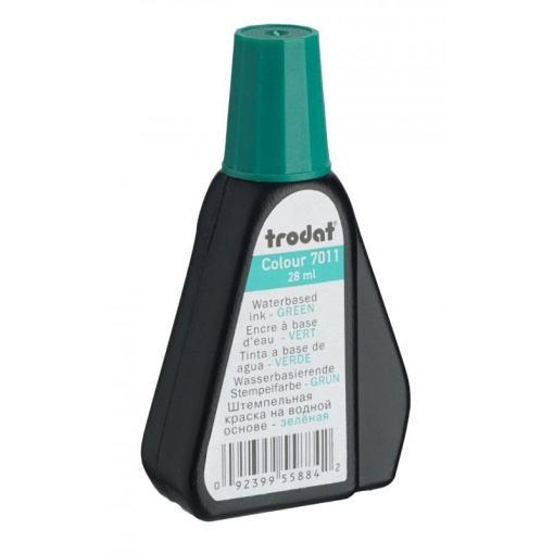 Tinta de carimbo verde 28ml TRODAT