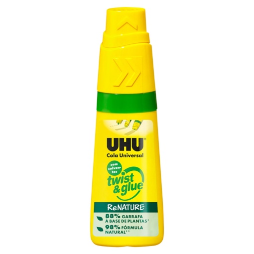 Cola Universal UHU Twist & Glue Renature Sem Solventes 35ml