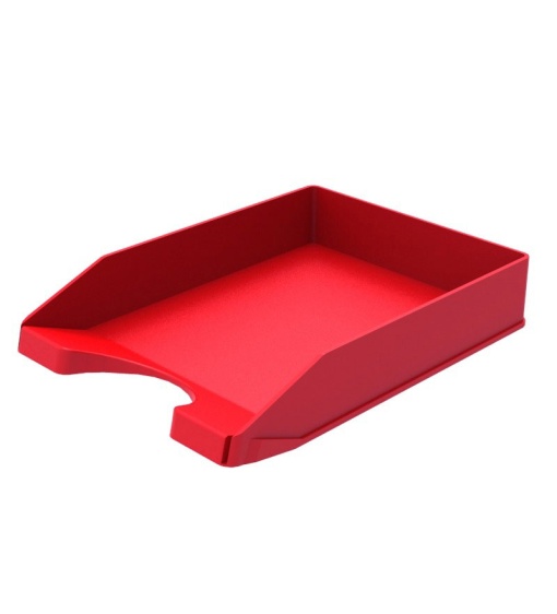 Tabuleiro de Secretária Plástico Opaco Vermelho