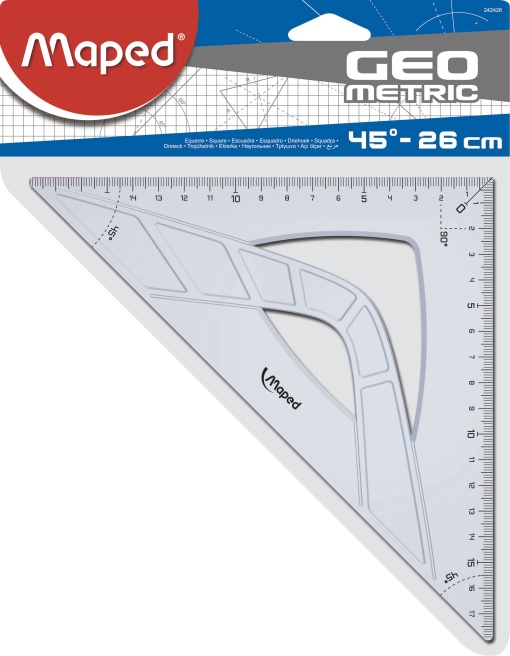 Esquadro MAPED Graphic 45°/26cm
