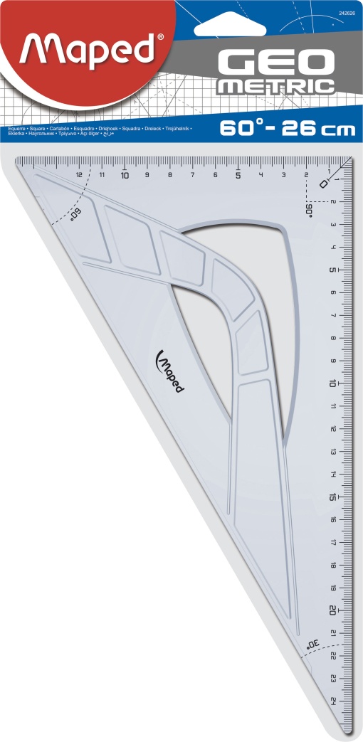 Esquadro MAPED Graphic 60°/26cm
