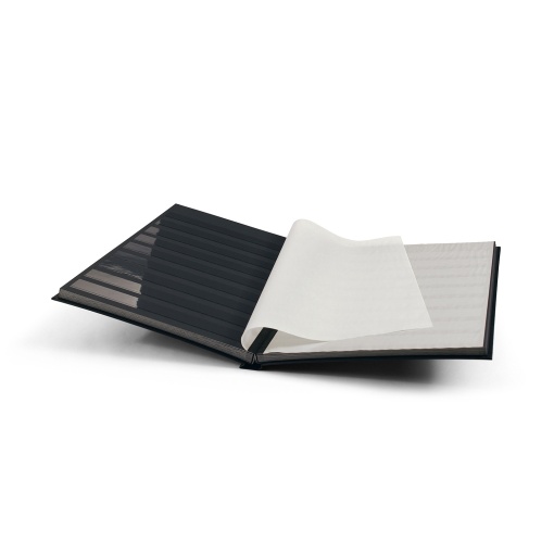 Álbum de filatelia LEUCHTTURM Basic S32 32 páginas folha preta sortido