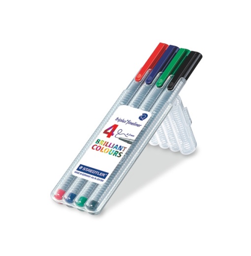 Fineliner STAEDTLER Triplus 334 0,3mm 4 Cores