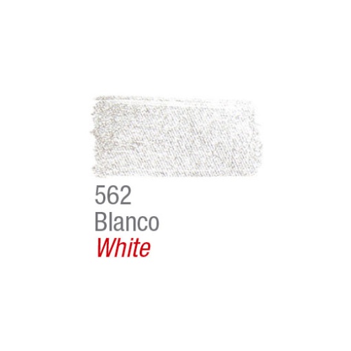 Tinta para tecido metálica ACRILEX branco 562 37ml
