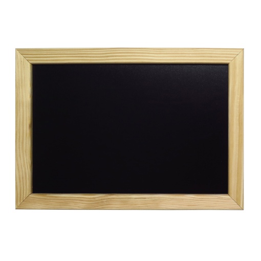 Quadro de Ardósia com Aro de Madeira 30x21cm SIMPLY