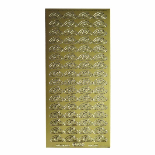 Autocolantes STARFORM Alianças Dourado