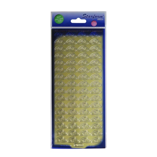 Autocolantes STARFORM Alianças Dourado