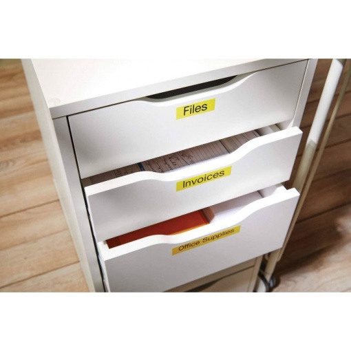 DYMO D1 40918 9mm x 7m black on yellow tape