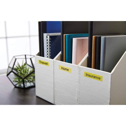 DYMO D1 40918 9mm x 7m black on yellow tape