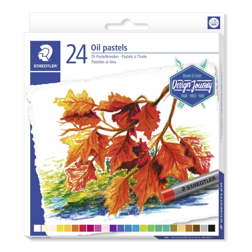 Pastel Óleo STAEDTLER 2420 com 24 unidades Design Journey