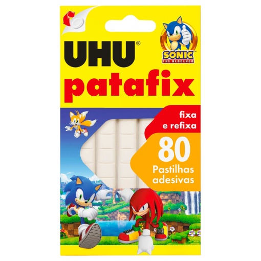 Pastilhas Bi-adesivas UHU Patafix Branco (80 unidades)