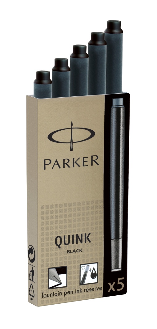 Recarga para Caneta PARKER Preto com 5