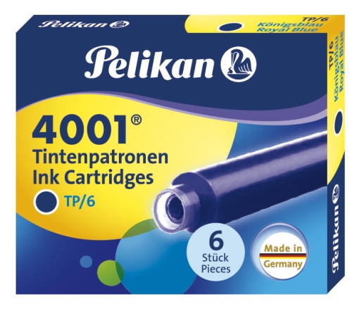 Recarga para Caneta PELIKAN Azul com 6