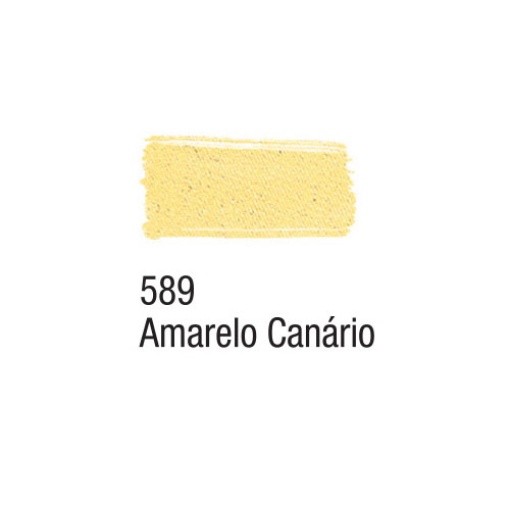 Tinta para tecido ACRILEX amarelo canário 589 37ml