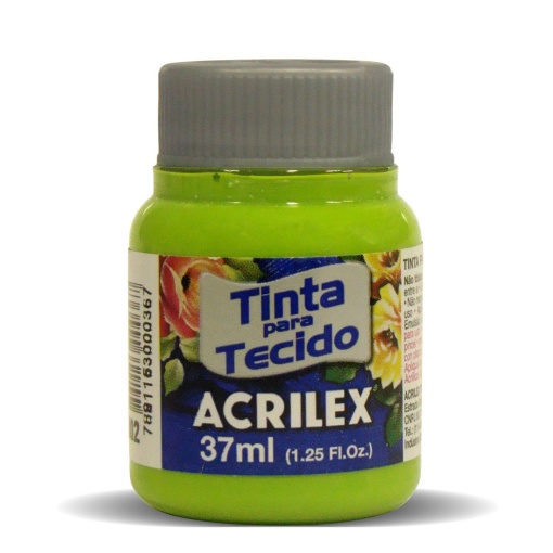 Tinta para Tecido ACRILEX Verde Maçã 802 37ml