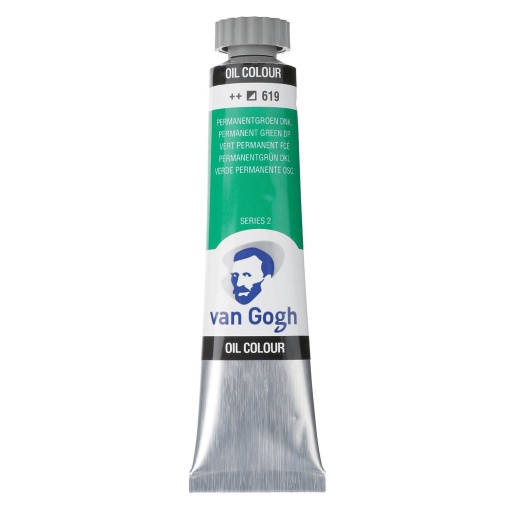 Tinta Óleo Van Gogh 619 S2 Verde Permanente Escuro 20ml