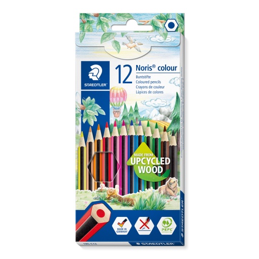 Lápis de Cor STAEDTLER Noris Colour com 12