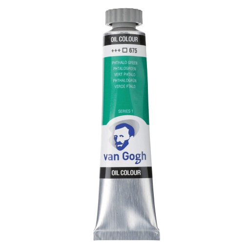 Tinta Óleo Van Gogh 675 S1 Verde Ftalo 20ml