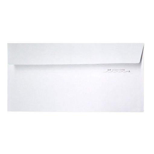 Envelope SIMPLY DL 110x220mm silicone branco sem janela - 500 unidades