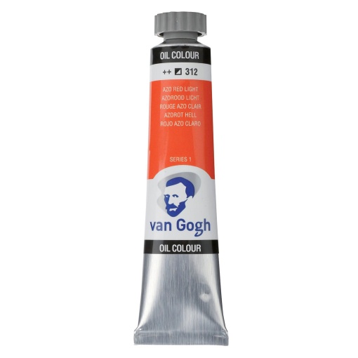 Tinta Óleo Van Gogh 312 S1 Vermelho Azo Claro 20ml