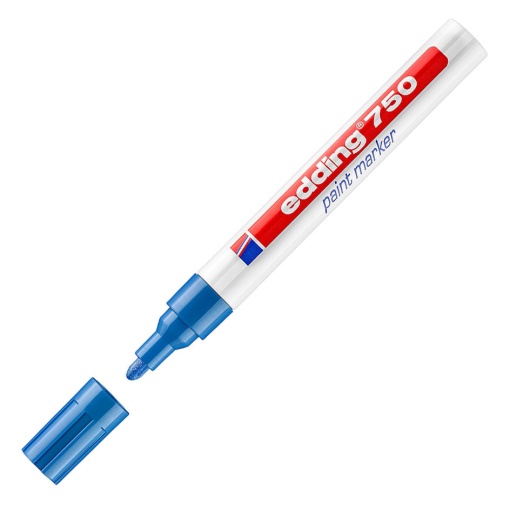 Marcador EDDING 750 2-4mm azul