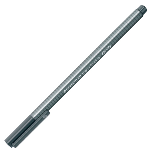 Fineliner STAEDTLER Triplus 334 0,3mm Cinza 8