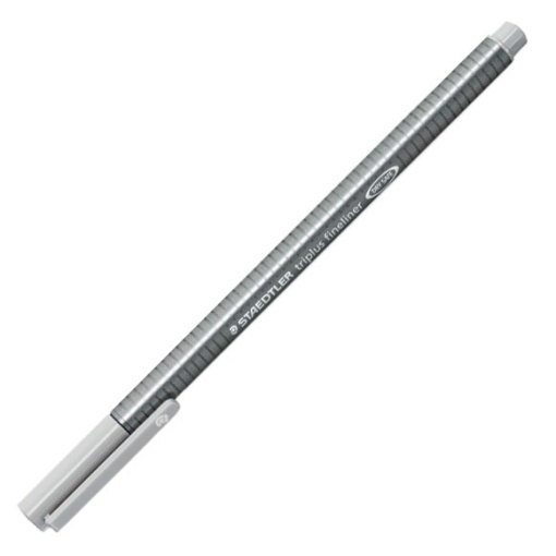 Fineliner STAEDTLER Triplus 334 0,3mm Cinza Prateado 82