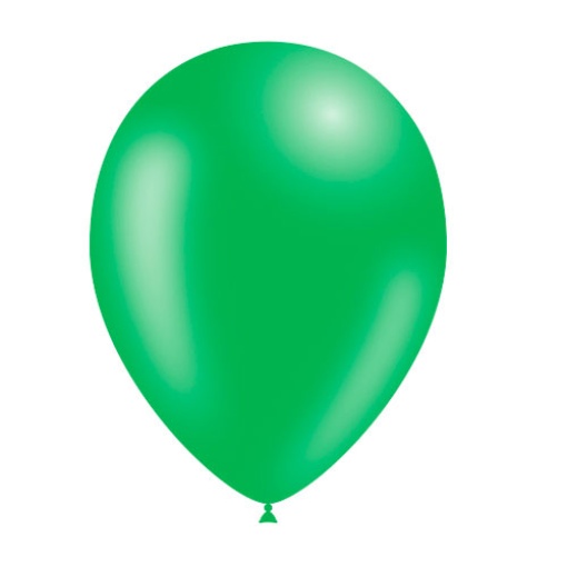 Balão de látex 28cm 11ö verde bandeira (100 unidades) BALLOONIA
