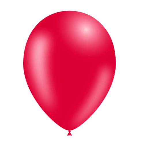Balão de látex 28cm 11ö vermelho (100 unidades) BALLOONIA