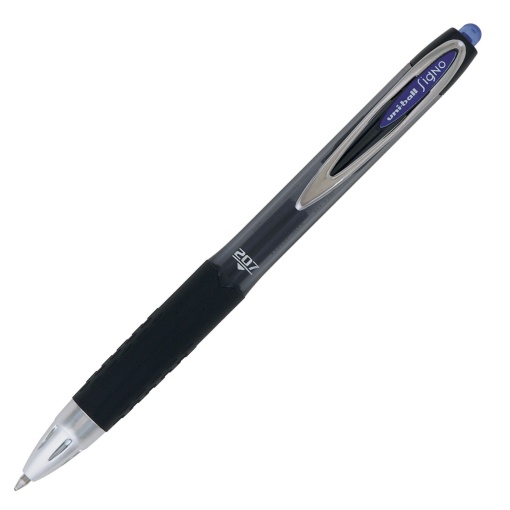 Roller Gel UNI-BALL Signo Retrátil UMN-207E 0,7mm Azul