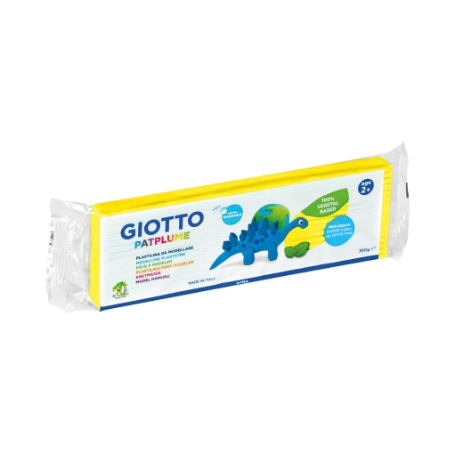 Plasticina GIOTTO Patplume Amarelo 350g