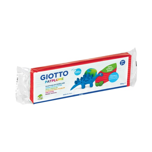 Plasticina GIOTTO Patplume Vermelho 350g