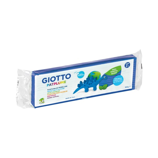 Plasticina GIOTTO Patplume Azul 350g