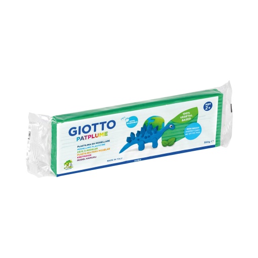 Plasticina GIOTTO Patplume Verde 350g