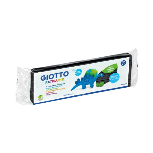 Plasticina GIOTTO Patplume Preto 350g
