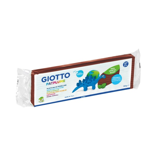 Plasticina GIOTTO Patplume Castanho 350g