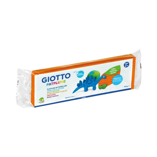 Plasticina GIOTTO Patplume Laranja 350g