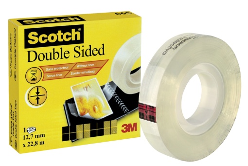 Fita Bi-adesiva 23mx12mm Transparente SCOTCH 665