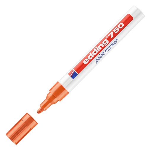 Marcador EDDING 750 2-4mm laranja