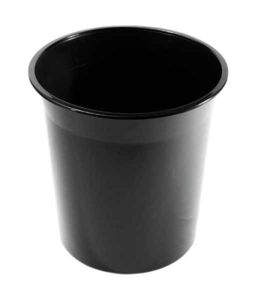 Cesto de Papéis Plástico 10L Preto