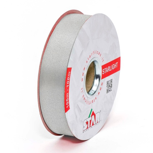 Fita de Embrulho STARLIGHT COTTON 31mmx100m Prateado P05