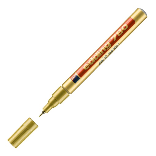 Marcador EDDING 780 0,8mm dourado