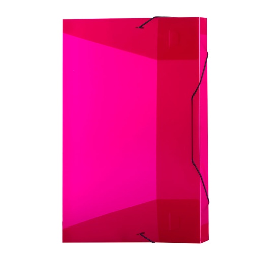 A3 VIQUEL Propyglass elastic folder, 30mm spine, assorted designs.