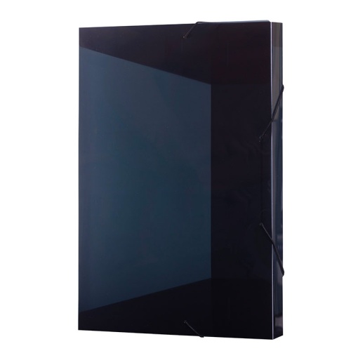 A3 VIQUEL Propyglass elastic folder, 30mm spine, assorted designs.