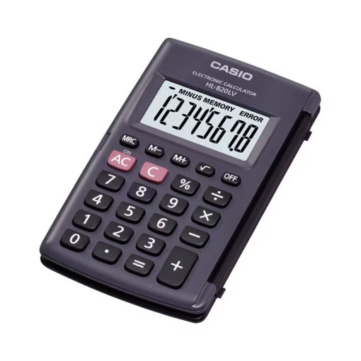 Calculadora de Bolso CASIO Hl-820lV Preto 8 Dígitos