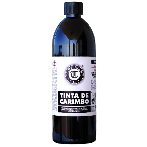 Tinta de Carimbo D. Torrejano Preto 1 litro