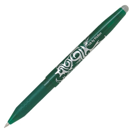 Esferográfica Apagável PILOT Frixion 0,7mm Verde