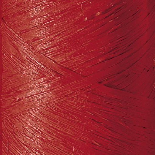 Ráfia em Rolo Polyraphia 15mmx200m Vermelho