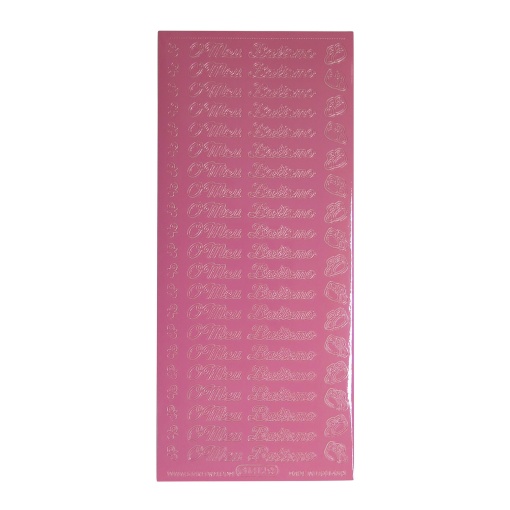 Autocolantes STARFORM Batismo Rosa