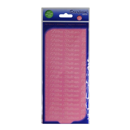 Autocolantes STARFORM Batismo Rosa